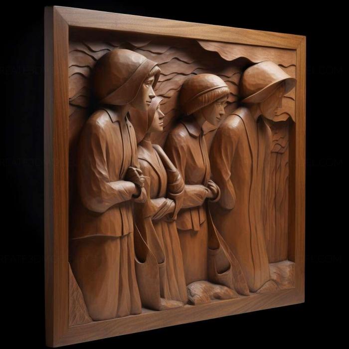 نموذج ثلاثي الأبعاد لآلة CNC 3D Art 